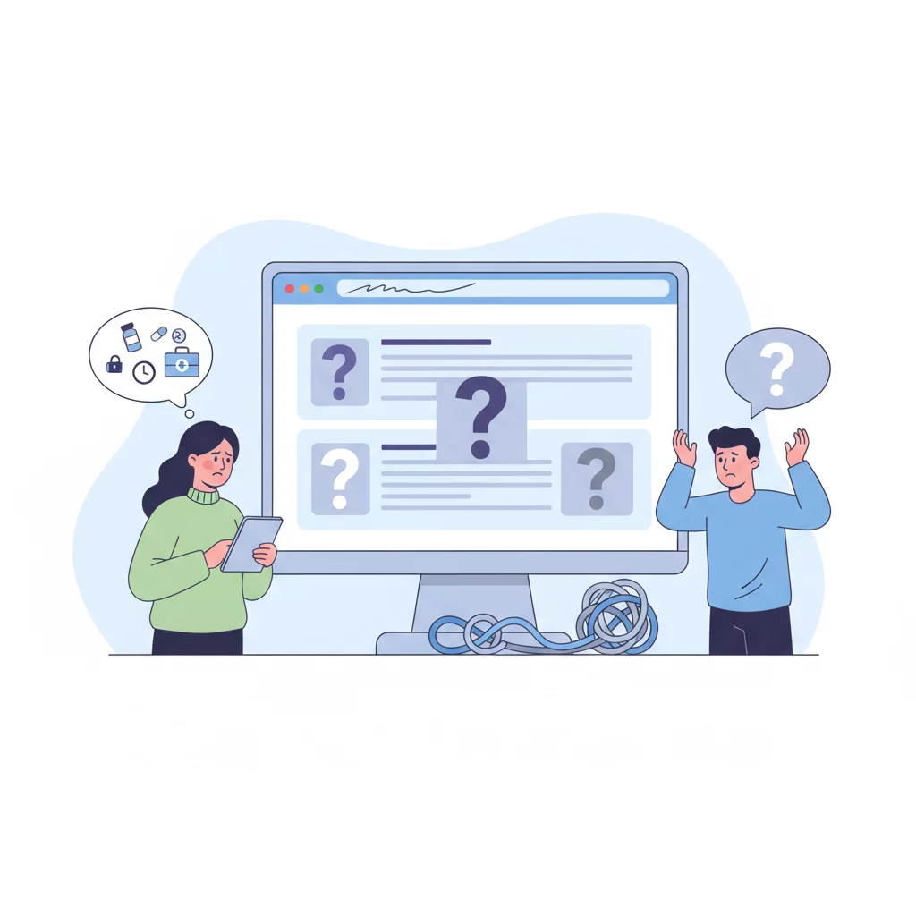 Illustration: 5. Vague Service Pages That Don't Answer Patient Questions