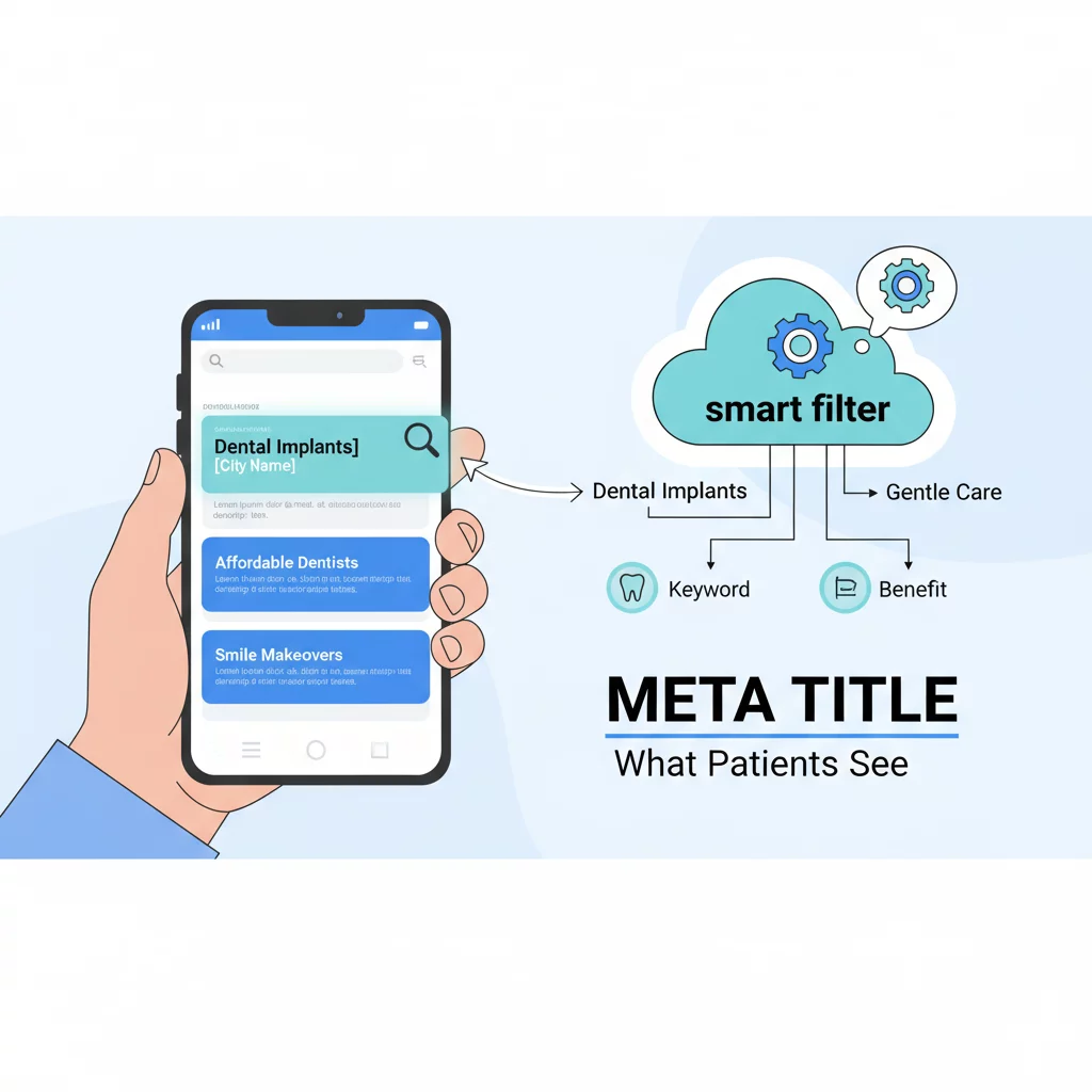 Illustration: Meta Titles: What Patients See Before They Click