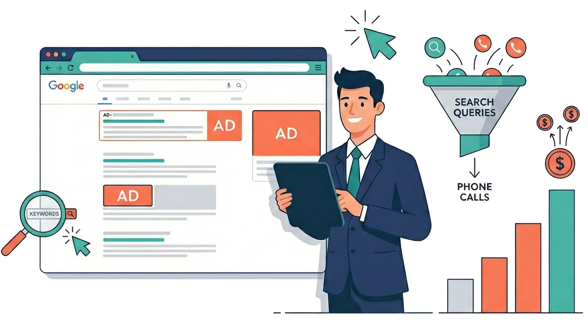 Google Ads Management illustration